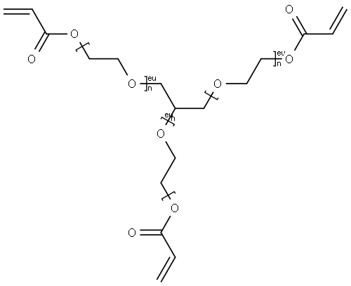 poly (oxy-1,2-ethanediyl), alpha, alpha'', alpha''''-1,2,3-propane triyltris[w-[(1-oxo-2-propenyl)oxy] Structural