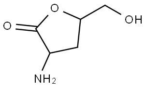 L-erythro-Pentonic acid, 2-amino-2,3-dideoxy-, γ-lactone (9CI) Structural