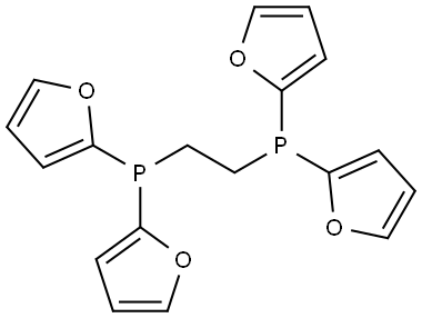 Phosphine, 1,2-ethanediylbis[di-2-furanyl- (9CI) Structural
