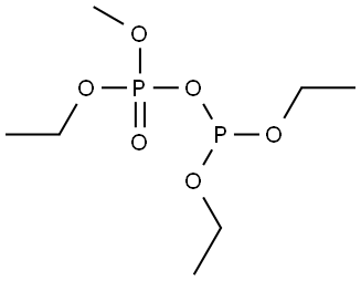 Diphosphoric(III,V) acid, PIII,PIII,PV-triethyl methyl ester (8CI) Structural