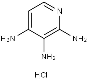 Pyridine-2,3,4-triamine hydrochloride Structural