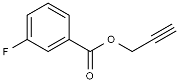 prop-2-yn-1-yl 3-fluorobenzoate Structural