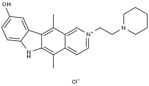 Hydroxyellipticine-1a Structural