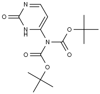 Imidodicarbonic acid, 2-(2,3-dihydro-2-oxo-4-pyrimidinyl)-, 1,3-bis(1,1-dimethylethyl) ester Structural