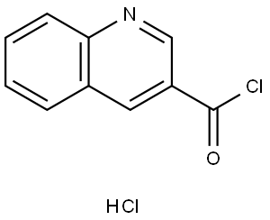 Quinoline-3-carbonyl chloride hydrochloride Structural