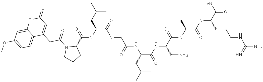 Mca-PLGL-Dpa-AR-NH2 Structural