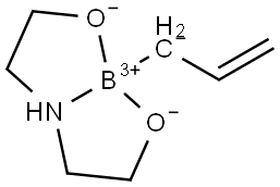 Boron, [[2,2'-(imino-κN)bis[ethanolato-κO]](2-)]-2-propen-1-yl-, (T-4)- Structural