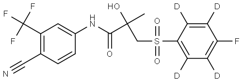 BICALUTAMIDE-D4 Structural