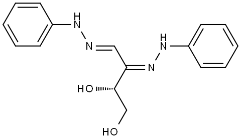 L-Glycero-tetrosulose, bis(phenylhydrazone) Structural