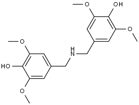 Phenol, 4,4′-[iminobis(methylene)]bis[2,6-dimethoxy- Structural