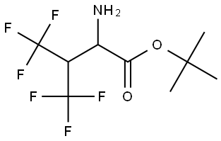 Valine, 4,4,4,4′,4′,4′-hexafluoro-, 1,1-dimethylethyl ester Structural