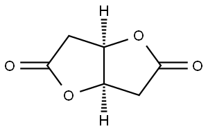 threo-Hexaric acid, 2,5-dideoxy-, di-γ-lactone (9CI) Structural