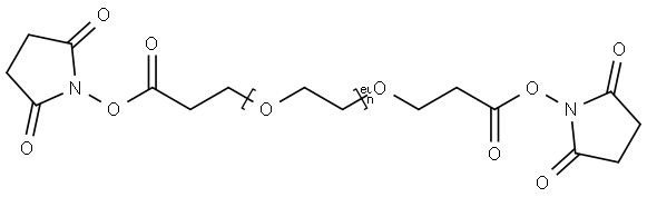 Bis-PEG11-NHS ester Structural