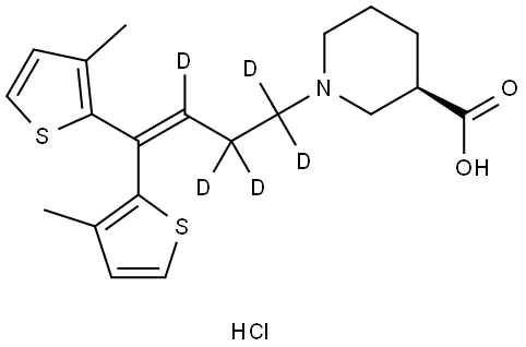 [2H5]-Tiagabine hydrochloride Structural