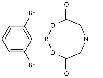 2,6-Dibromophenylboronic  acid  MIDA  ester Structural