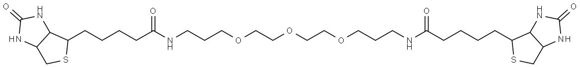 Bis-dPEG3-biotin Structural