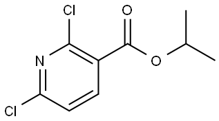 isopropyl 2,6-dichloronicotinate Structural