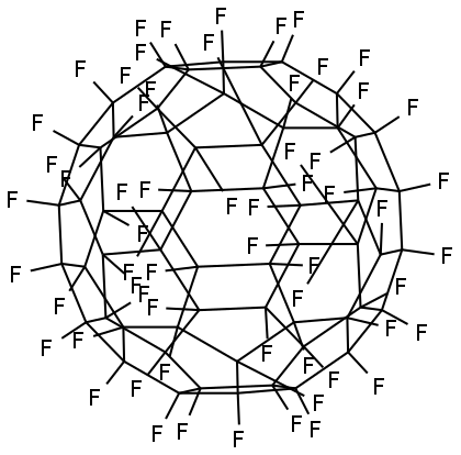 fullerene fluoride Structural