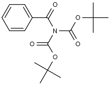 Imidodicarbonic acid, 2-benzoyl-, 1,3-bis(1,1-dimethylethyl) ester Structural