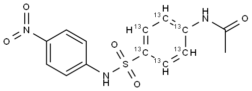 Sulfanitran-13C6 Structural