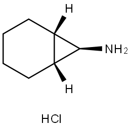 rac(1R,6S,7R)-bicyclo[4.1.0]heptan-7-amine hydrochloride Structural