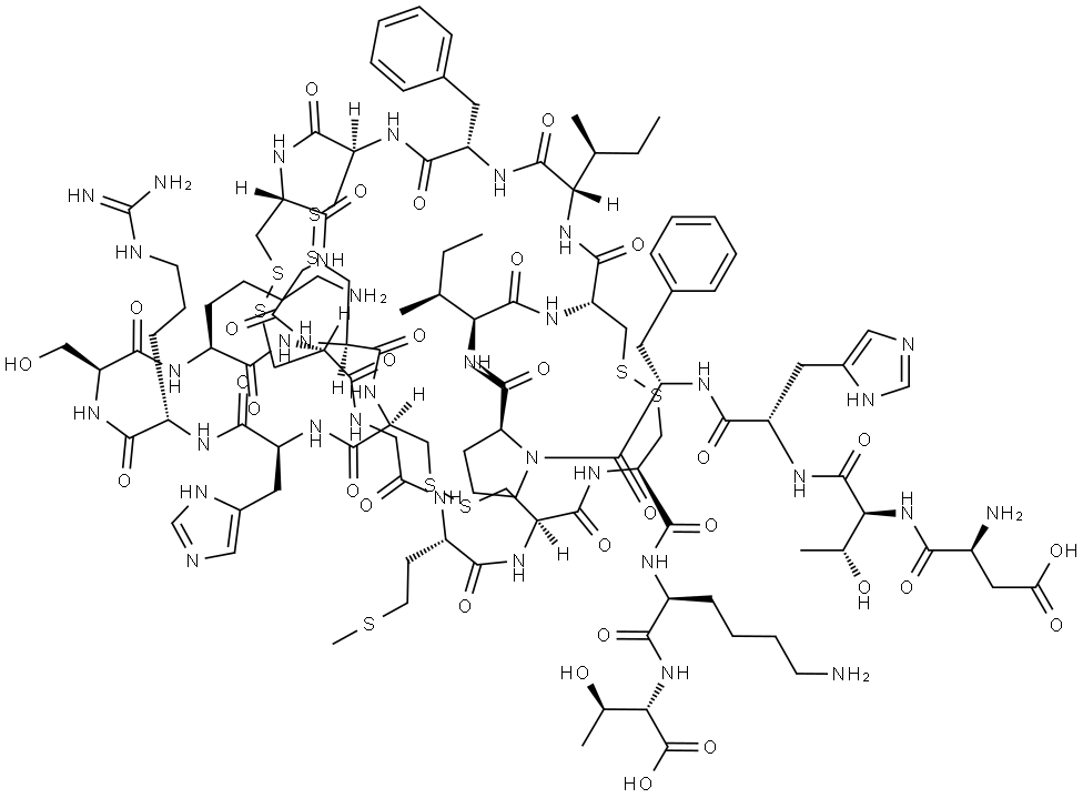Hepcidin 25 (human) Structural