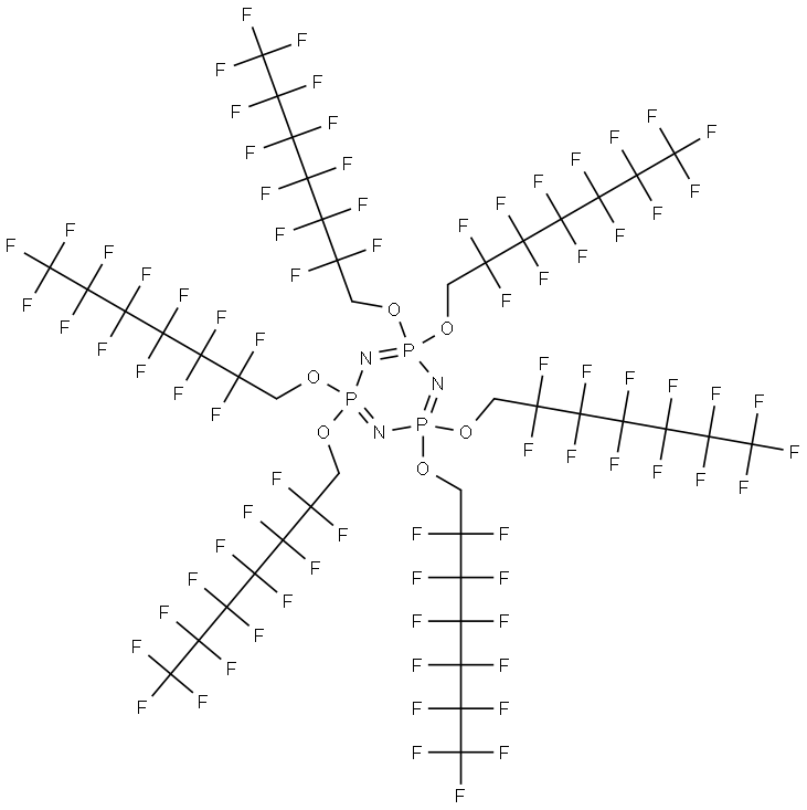 Hexakis(1H,1H-perfluoroheptoxy)phosphazene Structural