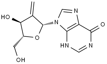 Inosine, 2'-deoxy-2'-methylene- (9CI) Structural