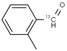 o-Tolualdehyde-13C1 (carbonyl-13C) Structural