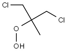 Hydroperoxide, 1,1-bis(chloromethyl)ethyl (8CI) Structural