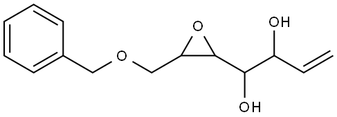 D-gluco-Hept-6-enitol, 2,3-anhydro-6,7-dideoxy-1-O-(phenylmethyl)- (9CI) Structural