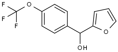 furan-2-yl(4-(trifluoromethoxy)phenyl)methanol Structural