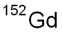 Gadolinium152 Structural