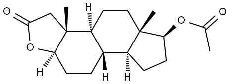 A-Nor-3-oxaandrostan-2-one, 17-(acetyloxy)-, (5α,17β)- (9CI) Structural