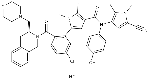 VOB560 hydrochloride Structural