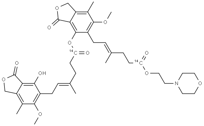 Mycophenolate DiMer Structural