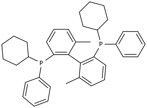 Phosphine, [(1S)-6,6'-dimethyl[1,1'-biphenyl]-2,2'-diyl]bis[cyclohexylphenyl-, [P(R),P'(R)]- (9CI) Structural