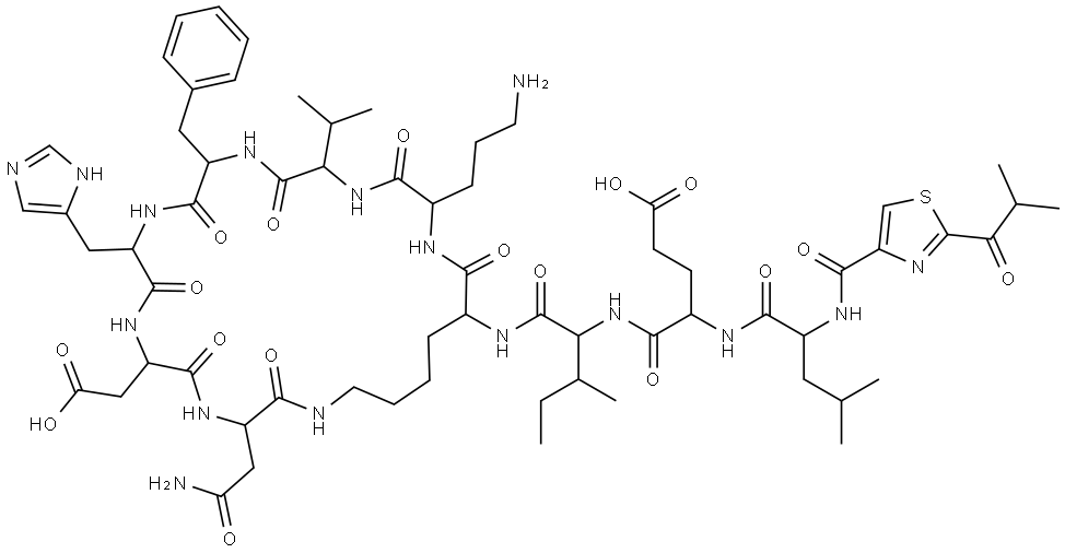 Bacitracin I1 (9CI) Structural