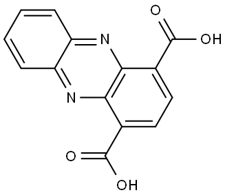 phenazine-1,4-dicarboxylic acid Structural