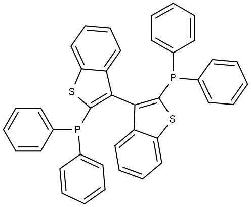 Phosphine, [3,3'-bibenzo[b]thiophene]-2,2'-diylbis[diphenyl- (9CI) Structural