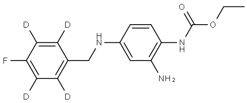 Retigabine D4 Structural