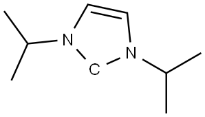 N,N'-1,3-diipropyl-imidazol-2-ylidene Structural