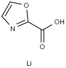 lithium(1+) ion 1,3-oxazole-2-carboxylate Structural