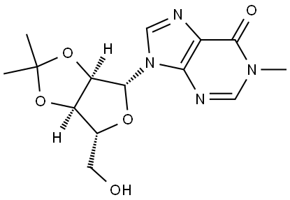Inosine, 1-methyl-2',3'-O-(1-methylethylidene)- (9CI) Structural