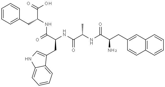 (D-β-Nal)-Ala-Trp-(D-Phe)-OH Structural