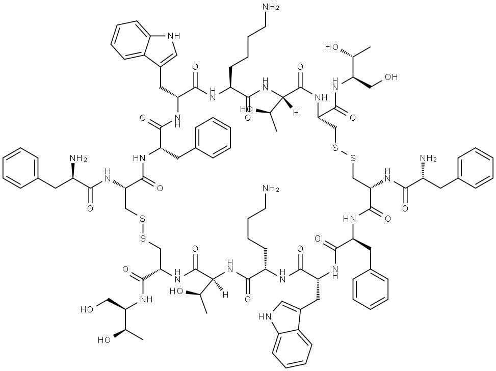 Octreotide  (Dimer, Antiparallel) Structural
