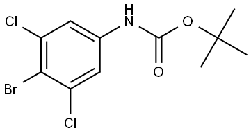 tert-butyl (4-bromo-3,5-dichlorophenyl)carbamate Structural