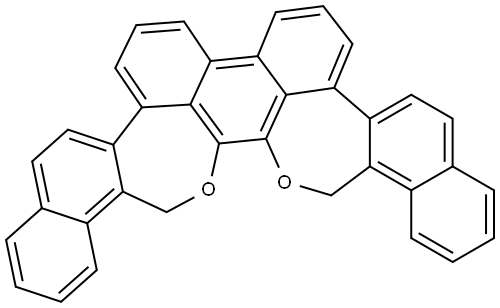 Dinaphtho[2,1-e:2',1'-e']phenanthro[10,1-bc:9,8-b'c']bisoxepin, 19,22-dihydro- (8CI,9CI) Structural