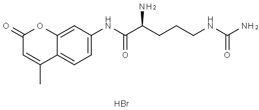 L-Citrulline 7-amido-4-methylcoumarin hydrobromide Structural
