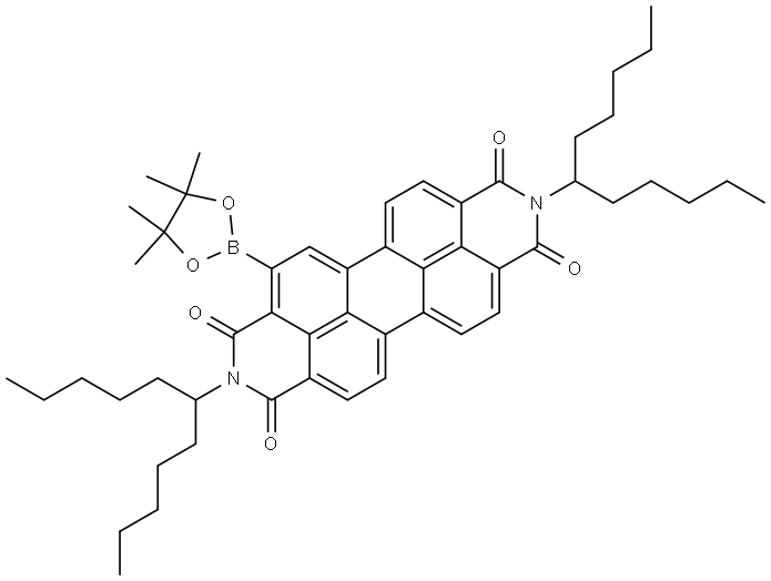Anthra[2,1,9-def:6,5,10-d'e'f′]diisoquinoline-1,3,8,10(2H,9H)-tetrone, 2,9-bis(1-pentylhexyl)-4-(4,4,5,5-tetramethyl-1,3,2-dioxaborolan-2-yl)- Structural